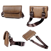 Laden Sie das Bild in den Galerie-Viewer, Stilvolle Handytasche Umhängetasche für Herren