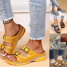 Laden Sie das Bild in den Galerie-Viewer, Stilvolle Lässige Sandalen Mit Flachen Sohlen