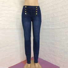 Laden Sie das Bild in den Galerie-Viewer, Stylische Dehnbare Damenjeans