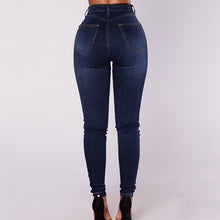 Laden Sie das Bild in den Galerie-Viewer, Stylische Dehnbare Damenjeans
