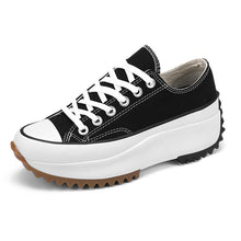 Laden Sie das Bild in den Galerie-Viewer, Stylische Segeltuchschuhe Mit Dicken Sohlen