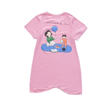 Laden Sie das Bild in den Galerie-Viewer, Süßes Cartoon-Sommer-Nachthemd Für Kinder