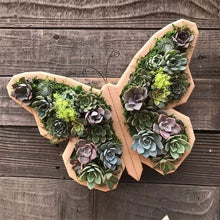 Laden Sie das Bild in den Galerie-Viewer, Tierblumentopf aus Holz