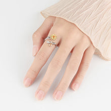 Laden Sie das Bild in den Galerie-Viewer, Sonnenblume Fidget Spinner Ring
