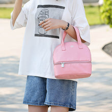 Laden Sie das Bild in den Galerie-Viewer, Tragbare Einfarbige Isoliertasche