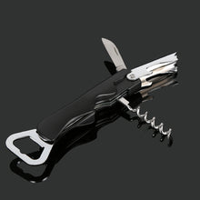 Laden Sie das Bild in den Galerie-Viewer, Tragbares Weinflaschenöffner Set aus Edelstahl für den Außenbereich