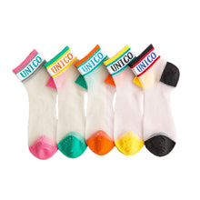 Laden Sie das Bild in den Galerie-Viewer, Transparente Farbige Socken Für Frühling/Sommer