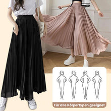 Laden Sie das Bild in den Galerie-Viewer, Trendige Hose Mit Plissee-Design