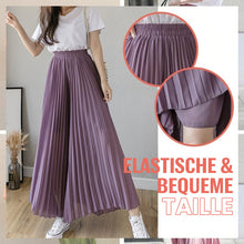 Laden Sie das Bild in den Galerie-Viewer, Trendige Hose Mit Plissee-Design