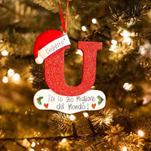 Laden Sie das Bild in den Galerie-Viewer, Weihnachtlicher dekorativer Buchstabenanhänger