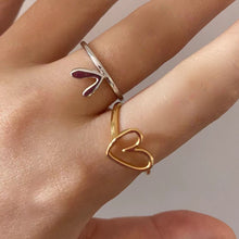 Laden Sie das Bild in den Galerie-Viewer, Unregelmäßiger Herz-Ring