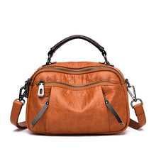 Laden Sie das Bild in den Galerie-Viewer, Vintage Mehrschichtige PU-Handtasche