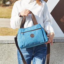 Laden Sie das Bild in den Galerie-Viewer, Vintage Reisetasche Mit Mehreren Fächern