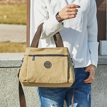 Laden Sie das Bild in den Galerie-Viewer, Vintage Reisetasche Mit Mehreren Fächern