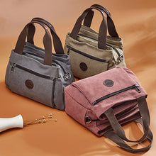 Laden Sie das Bild in den Galerie-Viewer, Vintage Reisetasche Mit Mehreren Fächern