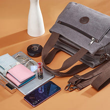 Laden Sie das Bild in den Galerie-Viewer, Vintage Reisetasche Mit Mehreren Fächern