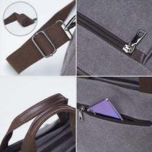 Laden Sie das Bild in den Galerie-Viewer, Vintage Reisetasche Mit Mehreren Fächern