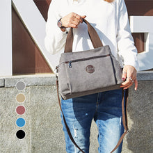 Laden Sie das Bild in den Galerie-Viewer, Vintage Reisetasche Mit Mehreren Fächern