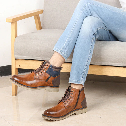 Warme Fleecestiefel Für Herren