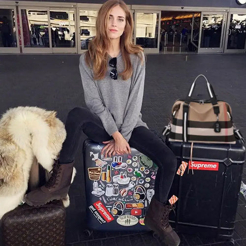 Wasserdichte Karierte Reisetasche Mit Großem Fassungsvermögen