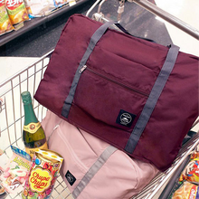 Laden Sie das Bild in den Galerie-Viewer, Wasserdichte faltbare Reise-Aufbewahrungstasche mit großem Fassungsvermögen