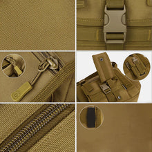 Laden Sie das Bild in den Galerie-Viewer, Wasserdichte taktische militärische Umhängetasche mit mehreren Taschen