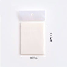 Laden Sie das Bild in den Galerie-Viewer, Wasserfeste Transparente Klebrige Haftnotizen