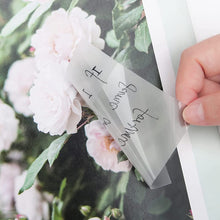 Laden Sie das Bild in den Galerie-Viewer, Wasserfeste Transparente Klebrige Haftnotizen