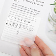 Laden Sie das Bild in den Galerie-Viewer, Wasserfeste Transparente Klebrige Haftnotizen