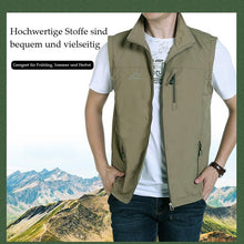 Laden Sie das Bild in den Galerie-Viewer, Wasserdichte und verschleißfeste Weste mit mehreren Taschen