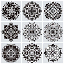 Laden Sie das Bild in den Galerie-Viewer, Wohlstand Mandala Schablone