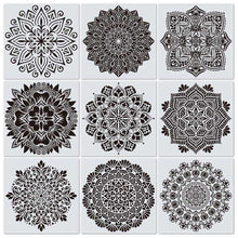 Laden Sie das Bild in den Galerie-Viewer, Wohlstand Mandala Schablone