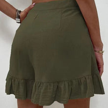 Laden Sie das Bild in den Galerie-Viewer, Damen Sommer Shorts mit hoher Taille