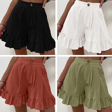 Laden Sie das Bild in den Galerie-Viewer, Damen Sommer Shorts mit hoher Taille