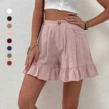 Laden Sie das Bild in den Galerie-Viewer, Damen Sommer Shorts mit hoher Taille