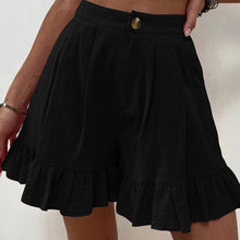 Laden Sie das Bild in den Galerie-Viewer, Damen Sommer Shorts mit hoher Taille