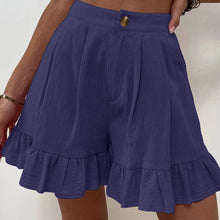 Laden Sie das Bild in den Galerie-Viewer, Damen Sommer Shorts mit hoher Taille