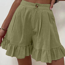 Laden Sie das Bild in den Galerie-Viewer, Damen Sommer Shorts mit hoher Taille