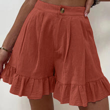 Laden Sie das Bild in den Galerie-Viewer, Damen Sommer Shorts mit hoher Taille