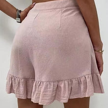 Laden Sie das Bild in den Galerie-Viewer, Damen Sommer Shorts mit hoher Taille