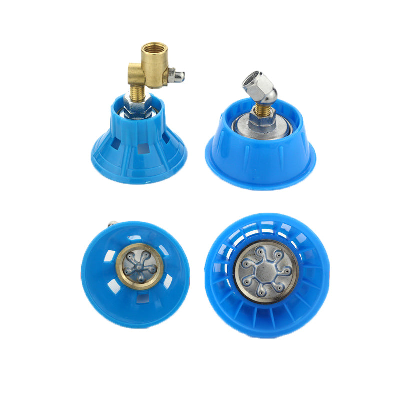 Zerstäuberdüsenkopf mit vielen Löchern