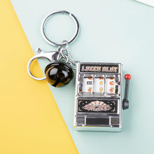 Laden Sie das Bild in den Galerie-Viewer, Kreativer Mini-Spielautomat-Schlüsselanhänger