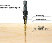 Laden Sie das Bild in den Galerie-Viewer, Senkbohrer Set