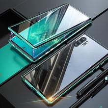 Laden Sie das Bild in den Galerie-Viewer, Magnetische gehärtete Handyhülle für Samsung