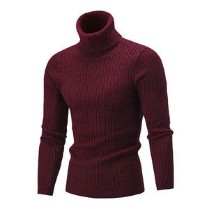 Lässiger Langärmliger Rollkragenpullover für Herren