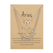 Laden Sie das Bild in den Galerie-Viewer, Sternzeichen Drei-Schicht-Halskette