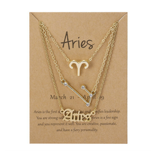 Laden Sie das Bild in den Galerie-Viewer, Sternzeichen Drei-Schicht-Halskette