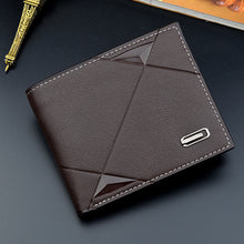 Laden Sie das Bild in den Galerie-Viewer, Herr kurze modische lässige Geldbörse mit mehreren Karten