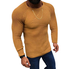 Laden Sie das Bild in den Galerie-Viewer, Schmal Geschnittener Pullover mit Rundhalsausschnitt