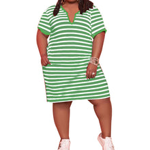 Laden Sie das Bild in den Galerie-Viewer, Sommerkleid mit V-Ausschnitt für Damen